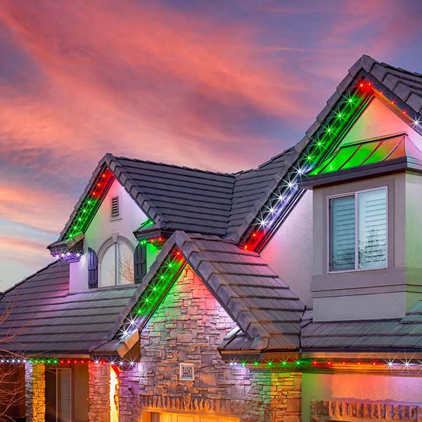 year-round custom lighting in Indianapolis, IN, THE NIGHT IN STYLE